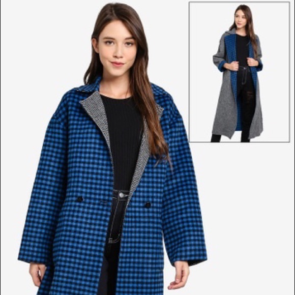 Scotch Soda Reversible Wool Coat 